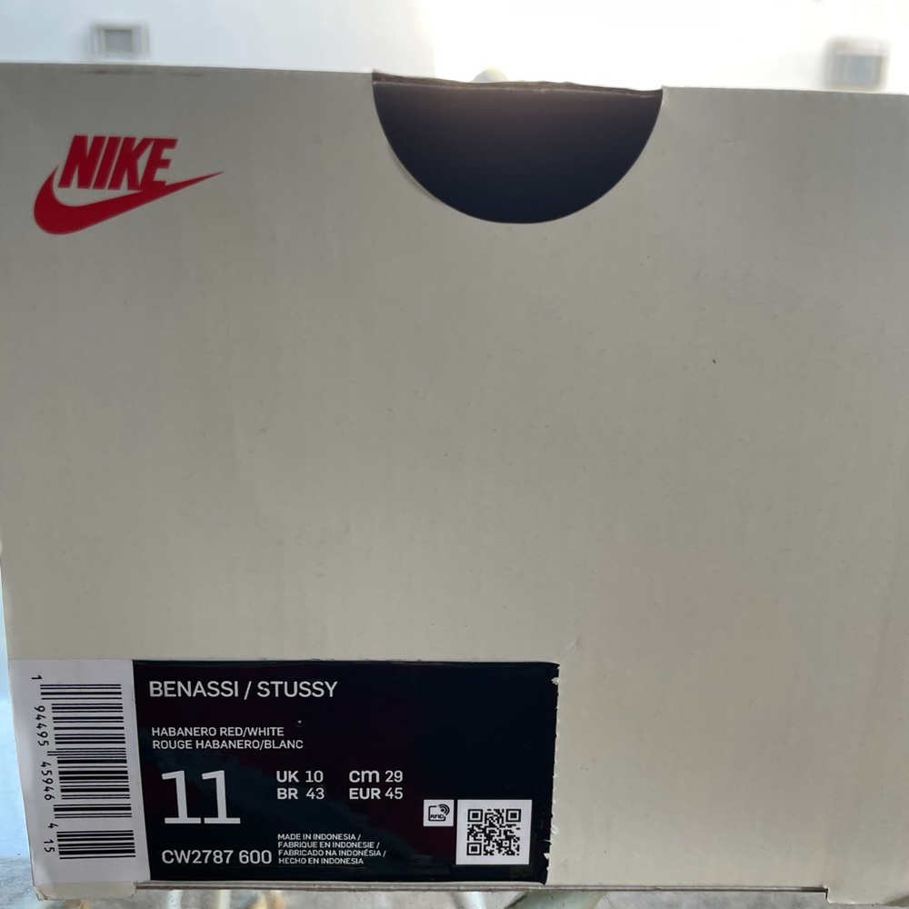 Nike Benassi x Stussy slides